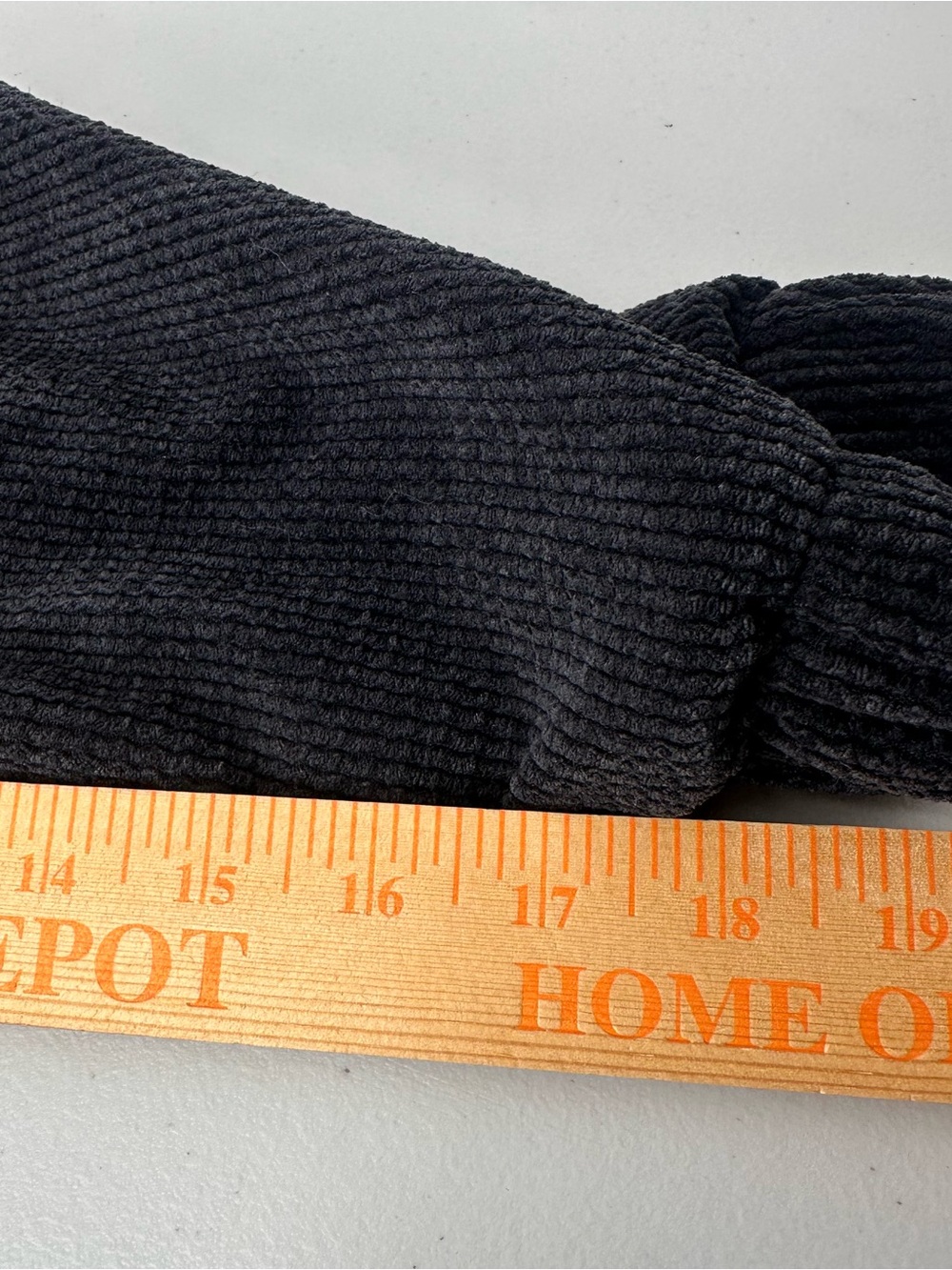 Ashley Black Cropped Corduroy Bomber Jacket Size L - Picture 12 of 12